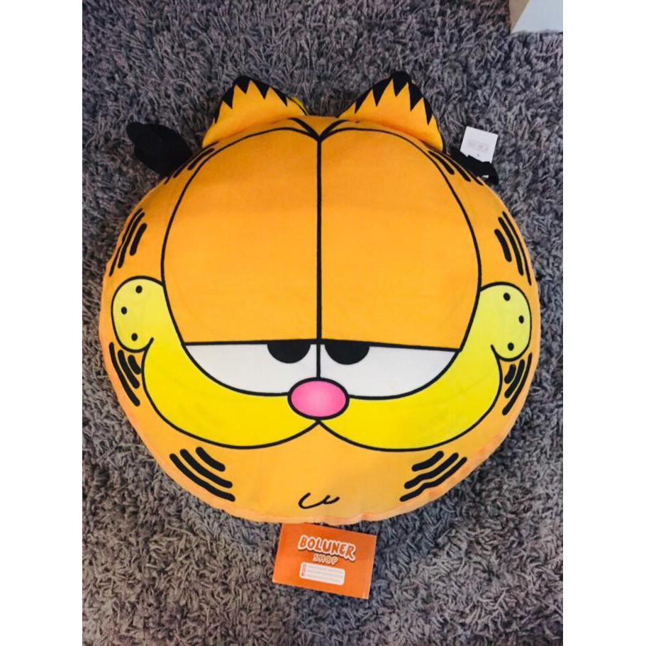 PROMO BONEKA ANAK BAYI■ BONEKA BANTAL TIDUR KEPALA GARFIELD CAT KUCING DOLL GARFIL DISKON