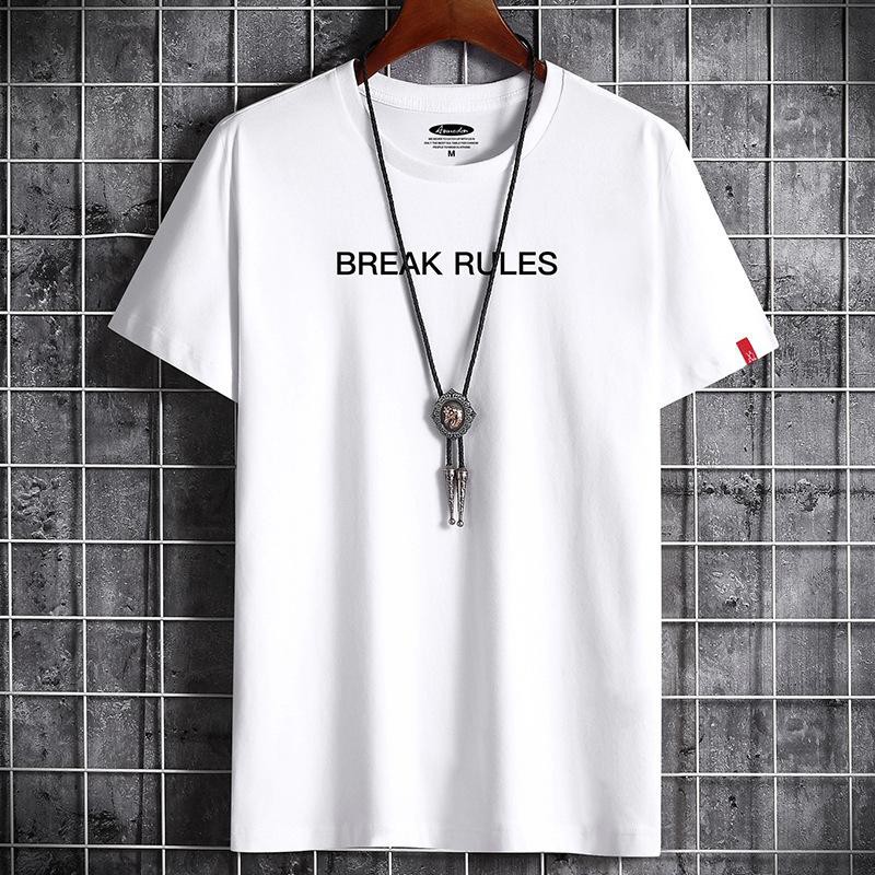 BS//TERLARIS//BAJU KAOS BREAK RULES TANGAN PENDEK PRIA DAN WANITA//GOOD QUALITY