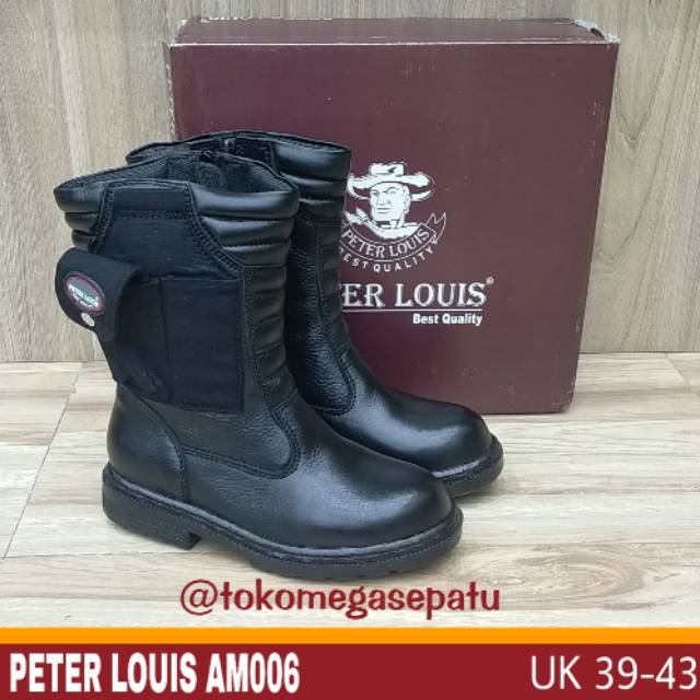 Sepatu safety boots pria. Peter louis