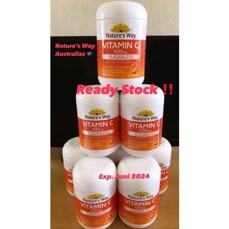 NATURES WAY Vitamin C 500 Mg 300 Tablet ORI Australia READY STOCK !!