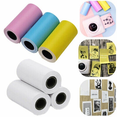 

KERTAS A6 57-58mm THERMAL STICKER PAPER REFILL EDC WHITE AND COLOUR MINI PRINTER PORTABLE