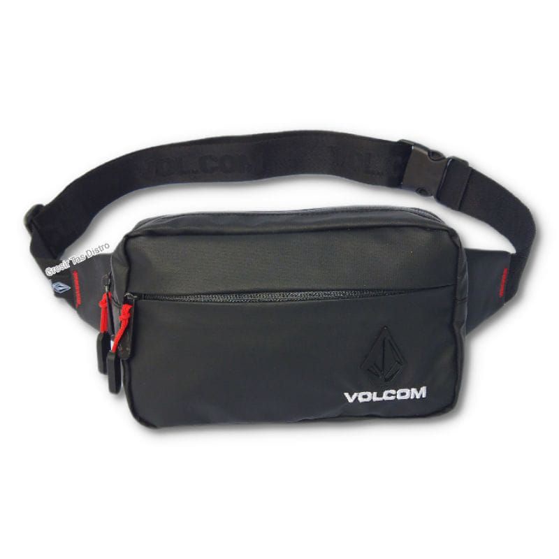 TAS VOLCOM WAISTBAG VOLCOM TAS SELEMPANG VOLCOM WATERPROOF LOGO BESI