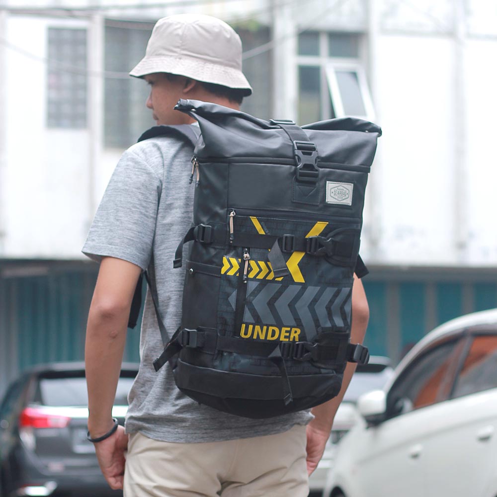 Tas Ransel Punggung Backpack Pria Cowok Adventure Gearbag Semi Carrier Kerja Kuliah Sekolah Original Kuat Traveling Backpacker BA123