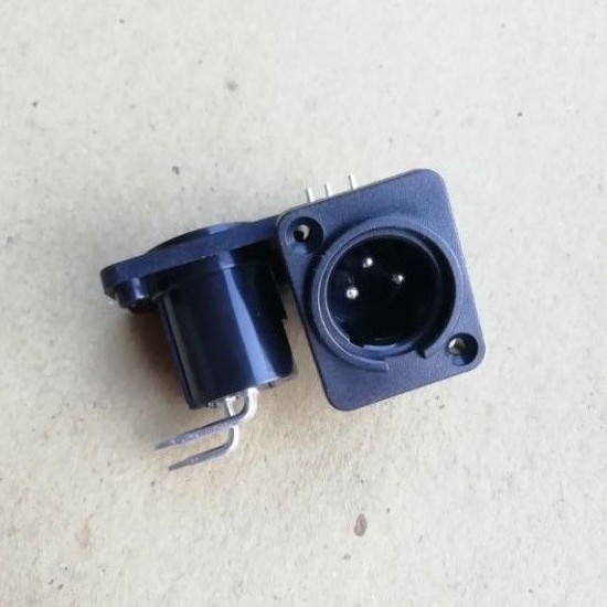 SOCKET INPUT JACK INPUT CANON XLR BIASA MALE FEMALE