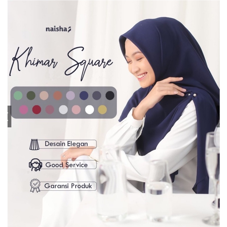 Khimar Segi Empat syar'i