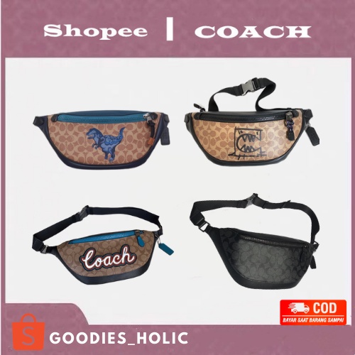 Tas Pinggang Model Coach F76795 75761 75591 78777 Glossy Bahan Kulit