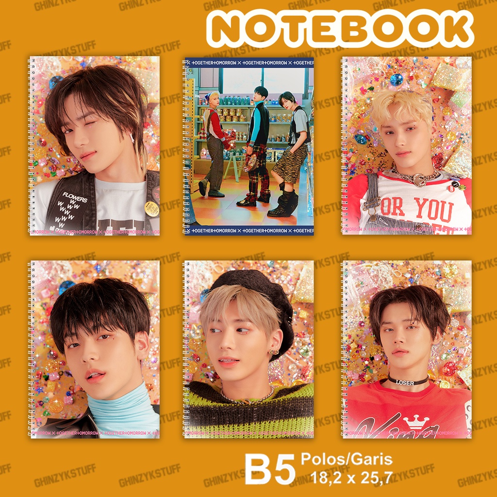 

Notebook KPOP TXT The Chaos Chapter- FIGHT OR ESCAPE (Escape ver.) Seri 2 Ukuran B5 18,2 x 25,7 cm KPOP Merchandise