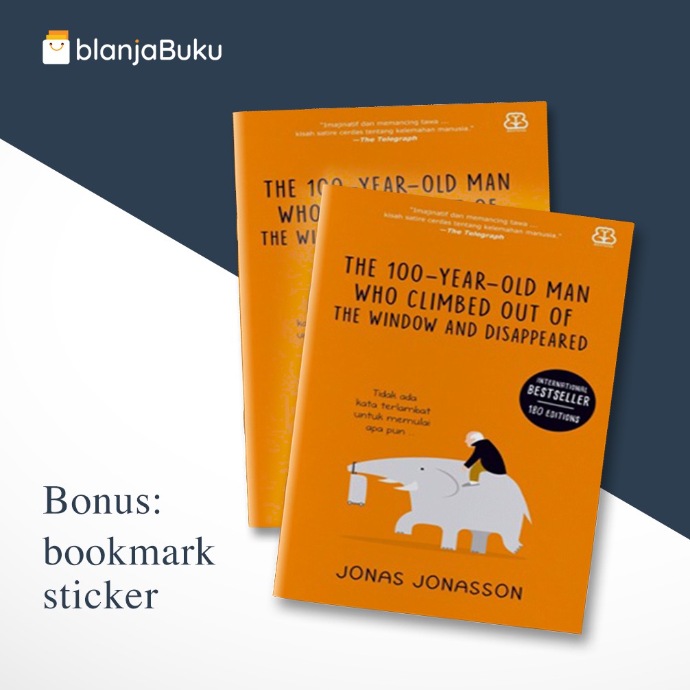 Jual The 100 Year Old Man Jonas Jonasson Bestseller Shopee Indonesia