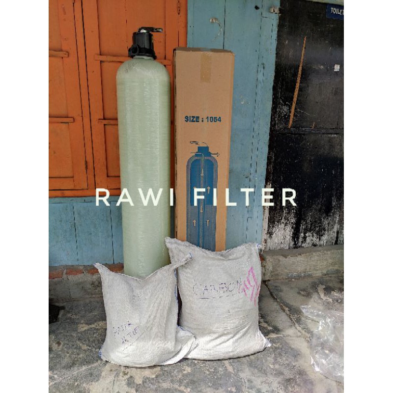 Paket Filter Air PDAM/BOR /SUMUR1054 air berminyak, kuning, bau