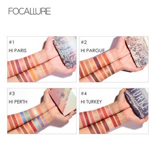 ★ BB ★ FOCALLURE Glitter Eyeshadow Palette Go Travel Eye Shadow Pigment Powder - FA100 - FA 100