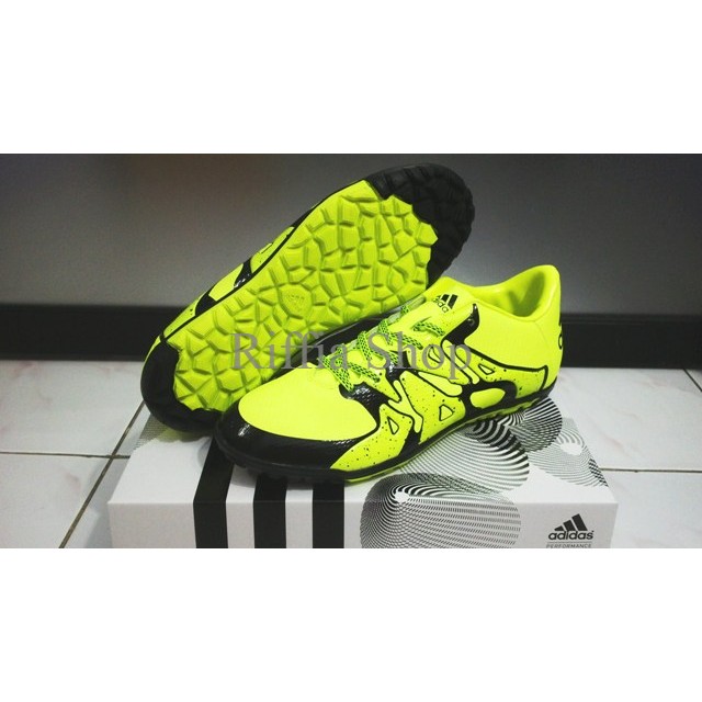 Trendy super kereeeeen......  Adidas X 15.3 Yellow - Semi Turf [Sepatu Futsal] [Replika Import] BMEU