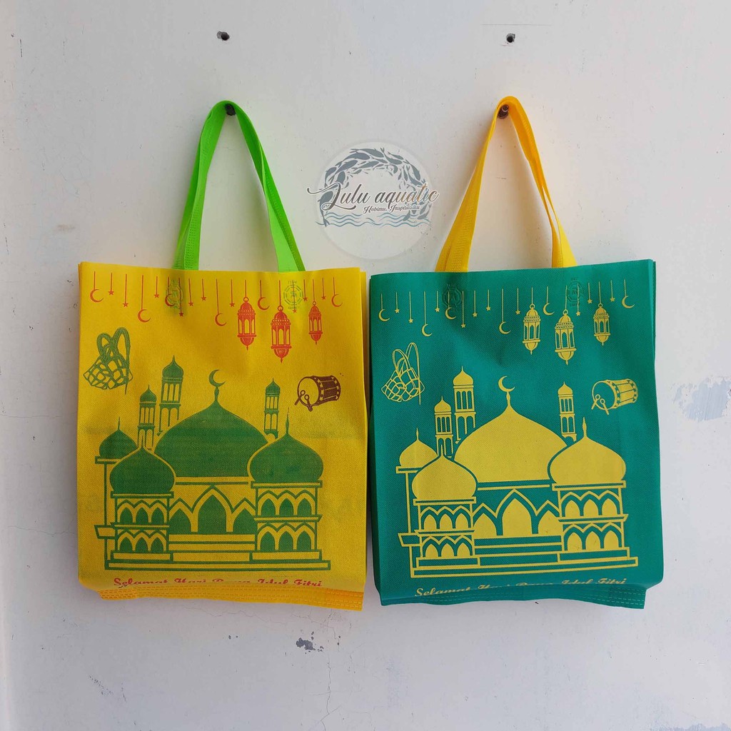 Goodie Bag Lebaran Besar/ Tas Souvenir Idul Fitri uk 38x40x10