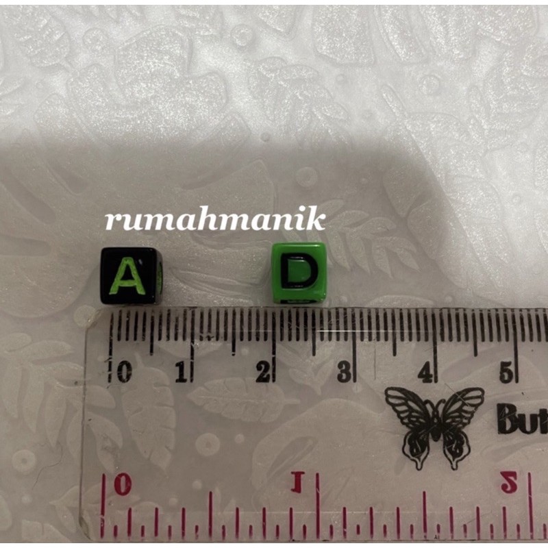 (KOTAK) MUTE / MOTE / MANIK HURUF KOTAK HURUF RANDOM (75+pcs)