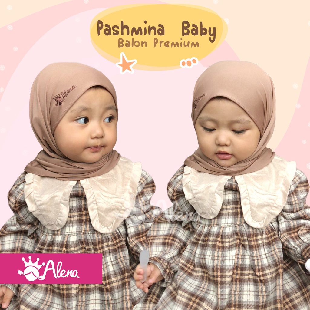 Hijab Pasmina Baby Ori by Alena (Usia 0-3th)
