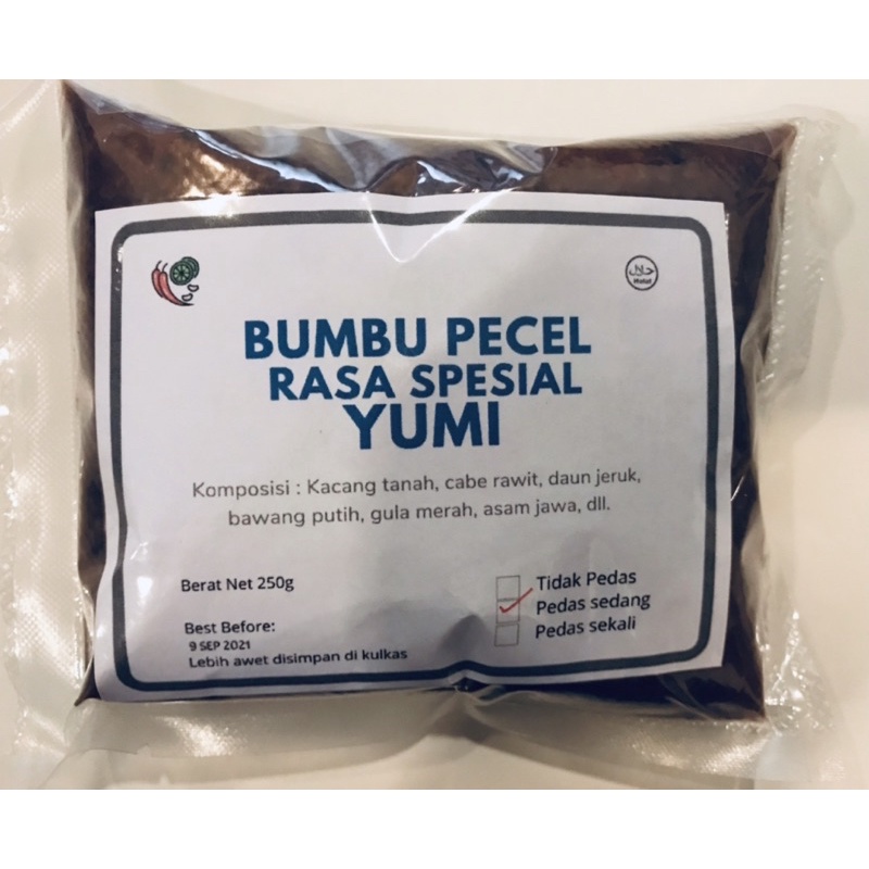 

Bumbu Pecel Pecal Sambal Sambel Gado gado PEDAS Tidak Pedas