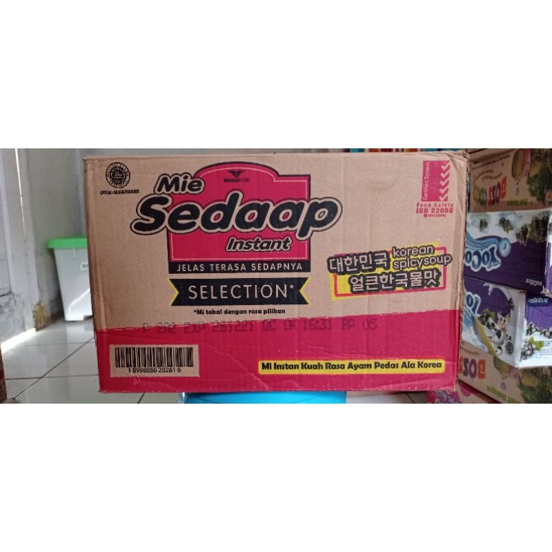

Mie Sedaap Instant Selection Korean Spicysoup Kuah 1 Dus ( 40pcs)