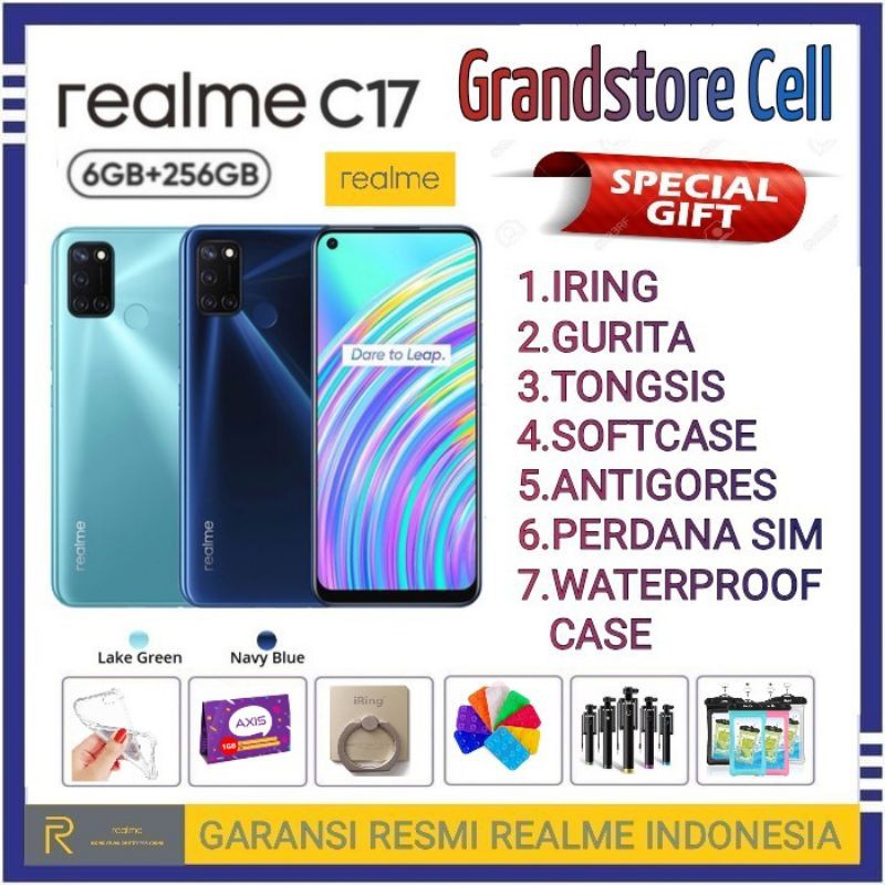 REALME C17 RAM 6/256 GB GARANSI RESMI REALME INDONESIA