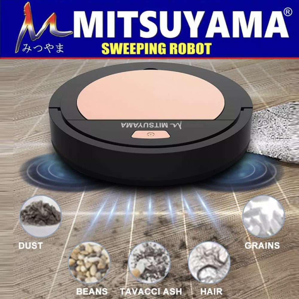 Sweeping Robot / Robot Penyedot Debu Vacum Mitsuyama MS-SR3 / Vacuum Cleaner Rumah