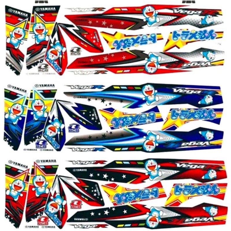Striping Vega R New Variasi Yamaha Skotlet Scotlite Motor Stiker Sticker List Body Lis
