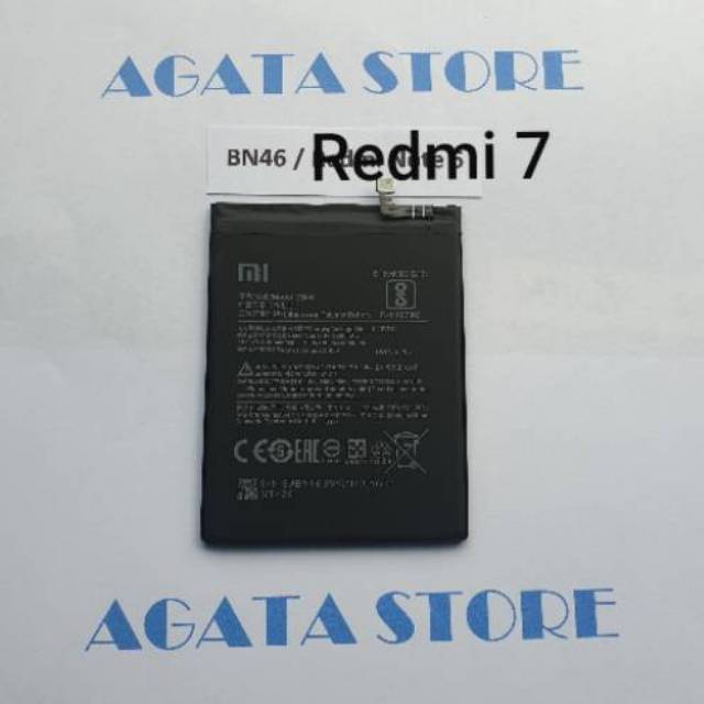 Baterai Batre Xiaomi Redmi 7 / Note 8 BN46 Original Battery Redmi 7 BN 46 Ori New