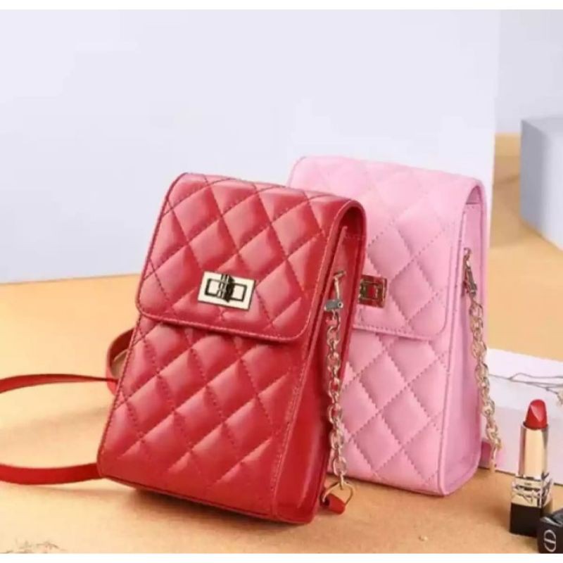 Tas Selempang Handphone Sling bag bordir tas hp tas makeup