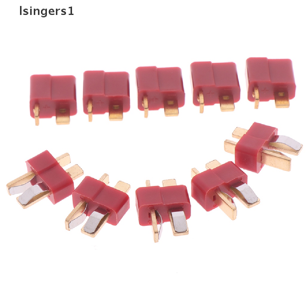 (lsingers1) 10 pcs / 5 Pasang Konektor Tamiya Male + Female