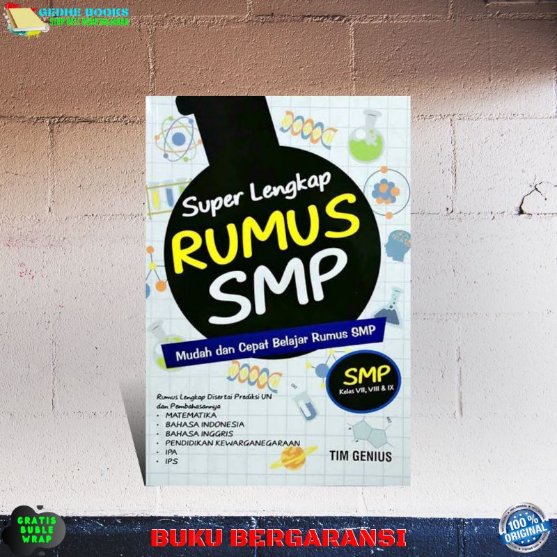 BUKU RUMUS SMP ORIGINAL SUPER LENGKAP RUMUS SMP