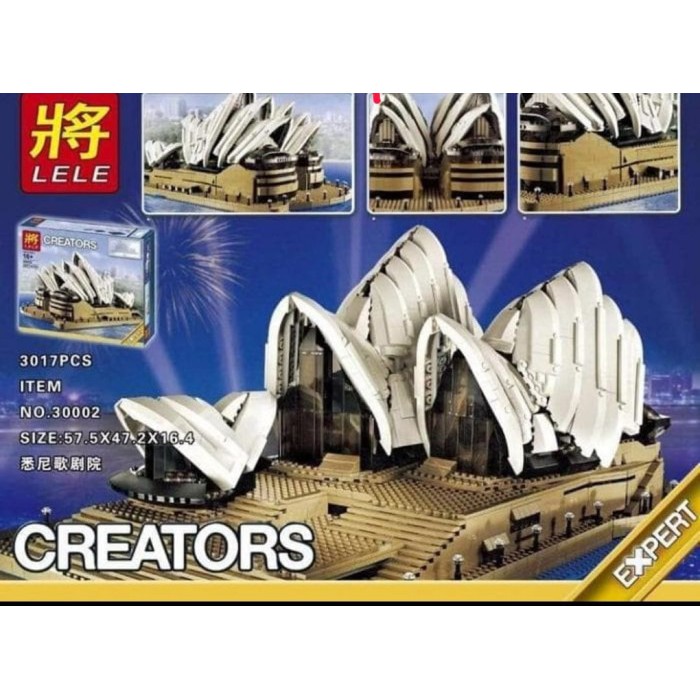 Lele Creator seri Sydney Opera House -  Creator - Mainan Edukasi