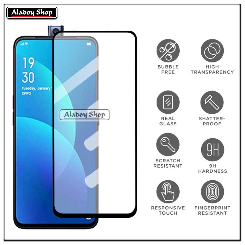 PAKET Tempered Glass Layar Oppo F11 Pro Free Tempered Glass Camera