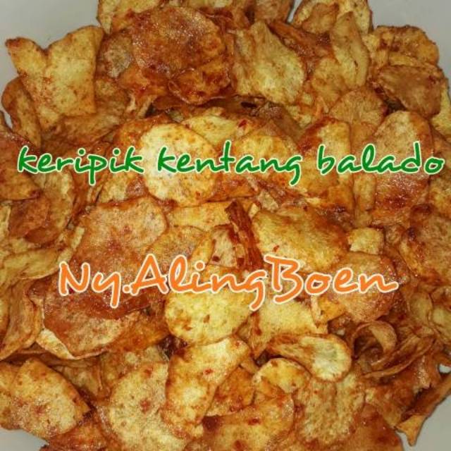 

Kripik Kentang Balado (Pedas Manis) Ny.AlingBoen