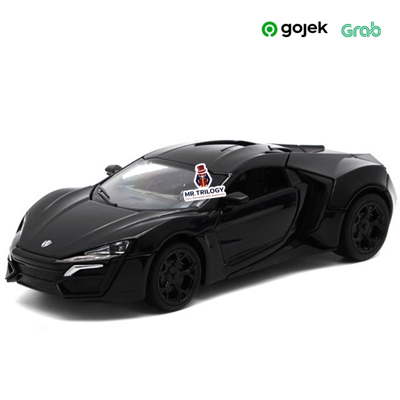 DIECAST MOBIL/ MINIATUR MOBIL LYKAN HYPERSPORT |MOBIL DIE CAST FAST AND FURIOUS KEREN MURAH BENZ BMW