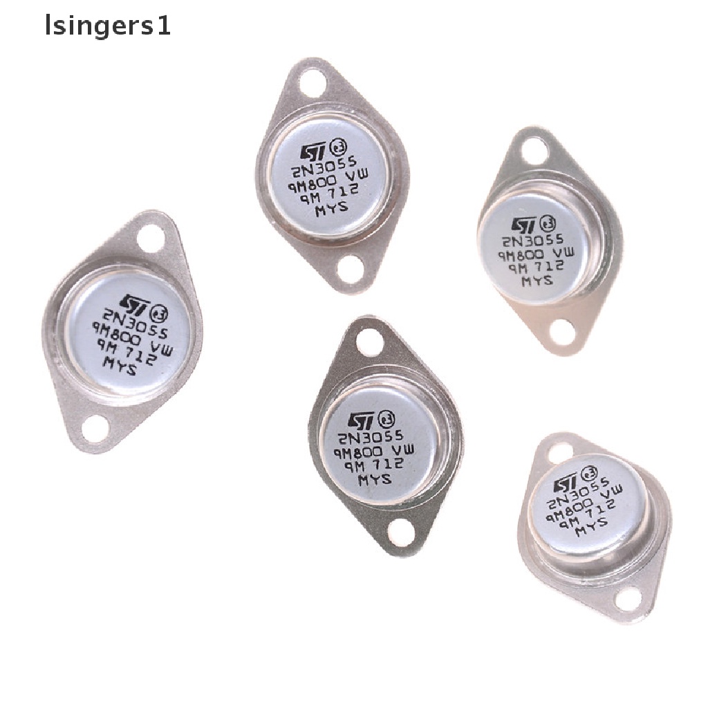 (lsingers1) 5pcs Transistor Power Audio 2n3055 NPN AF Amp 15A 100V