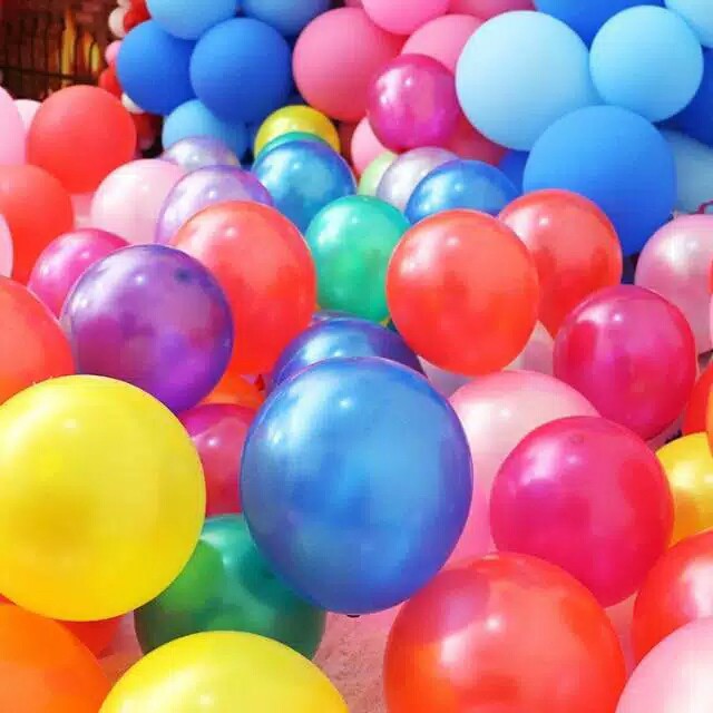 [READY 12 inch] Balon Metalik Balon Pesta Balon Ulangtahun Tebal ukuran 12 inch merk decotex