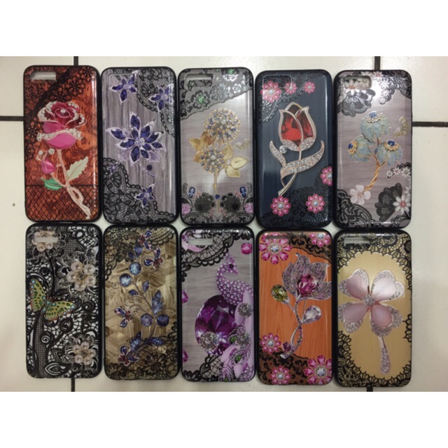 HARDCASE FUZE FLOWER BATIK SAMSUNG / XIAOMI / VIVO / OPPO