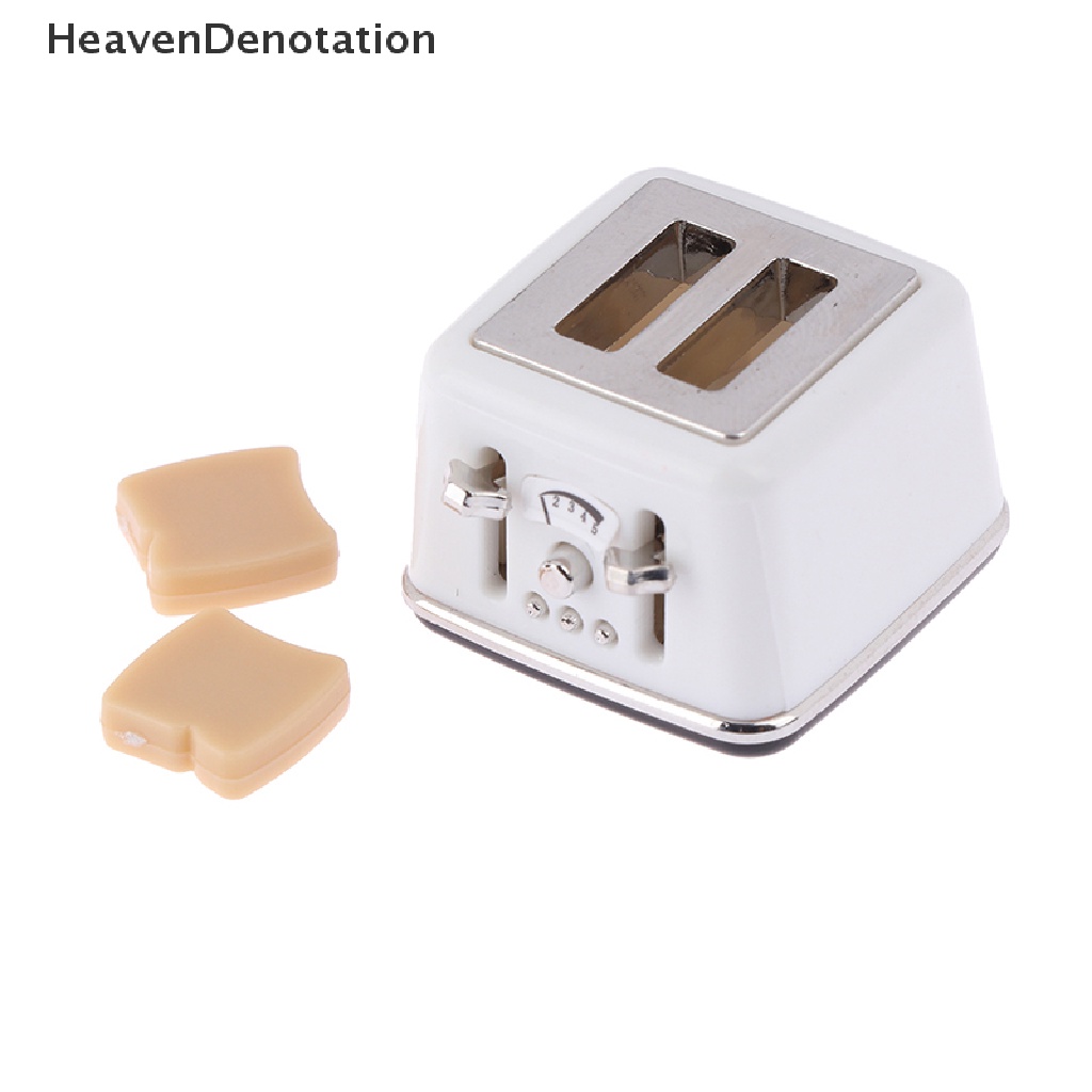 [HeavenDenotation] 1/12 Scale dollhouse bread machine with toast miniature cute decorations toaster