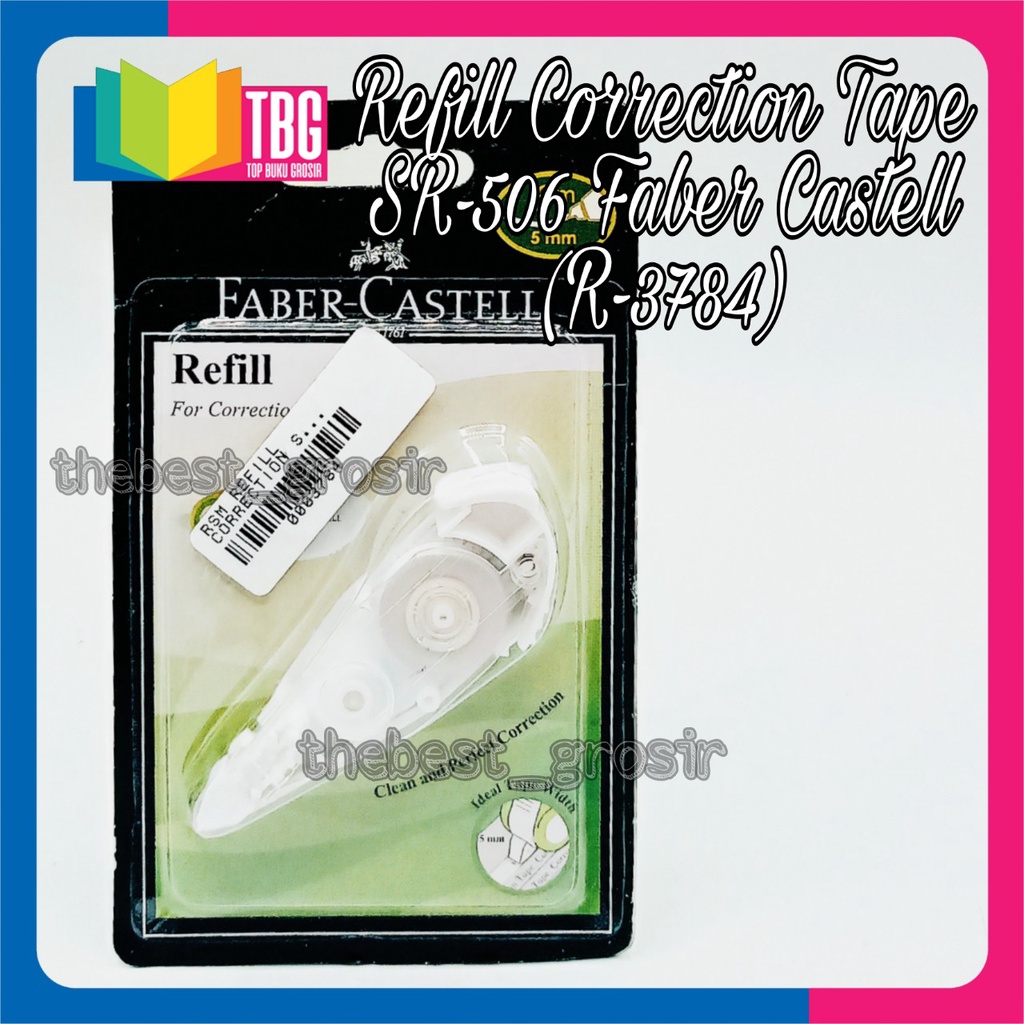 

REFILL CORRECTION SR506 FABER CASTELL/ ISI ULANG TIPE EX SR506/ REFILL TIP EX/ REFILL TIP X PITA (R-3784)