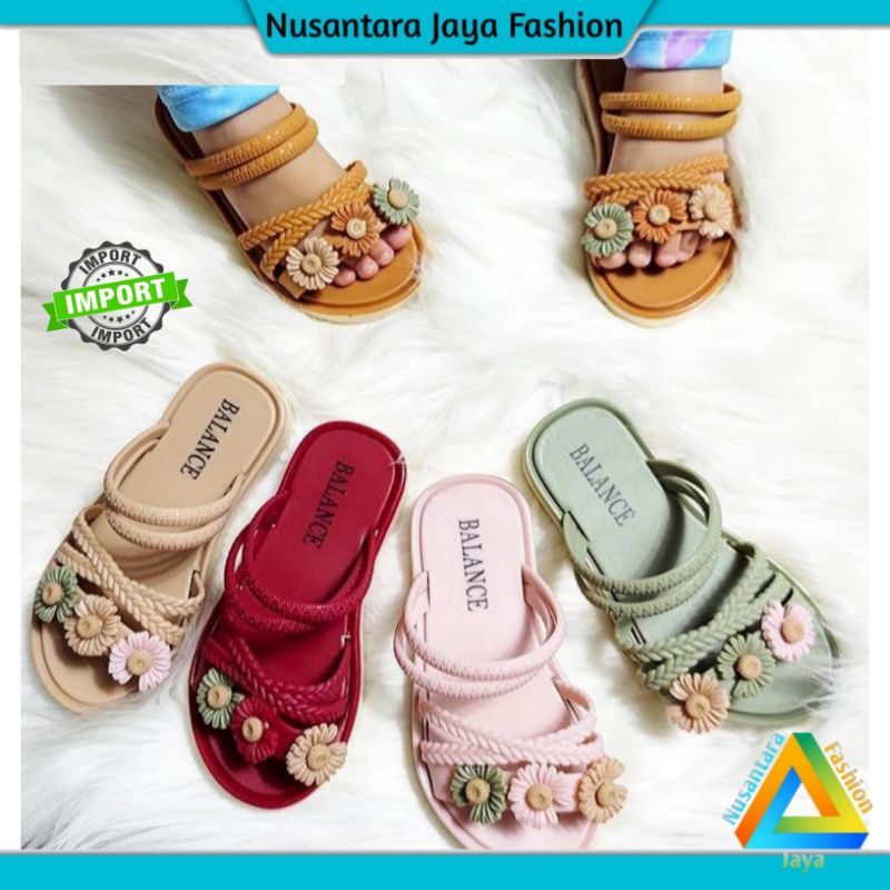 30-35 Sandal Anak Perempuan Terbaru 1205-X50 / Sandal Anak Perempuan Kekinian Balance