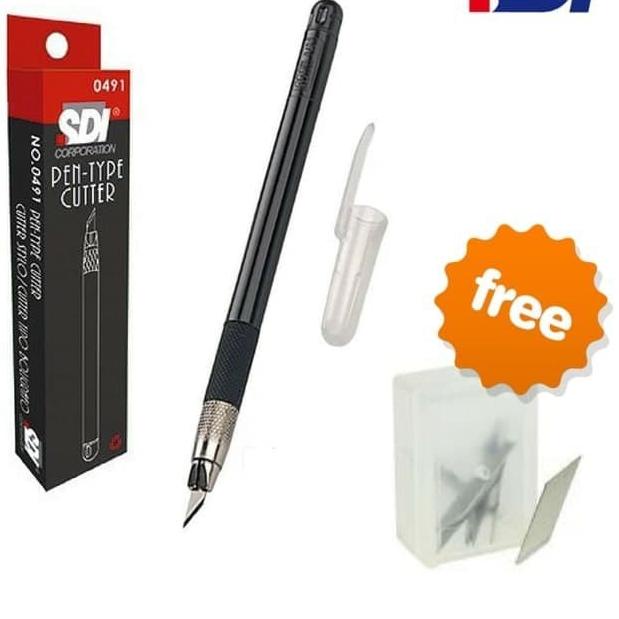 

Hot Sale Pen Cutter SDI 0491 + Refill Blade 10pcs