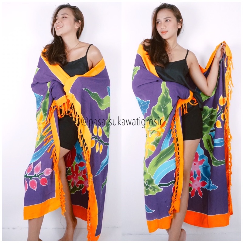 KAIN PANTAI LUKIS BALI RAYON KW 1 HALUS TEBAL SELIMUT BALI RAYON ADEM MURAH GROSIR