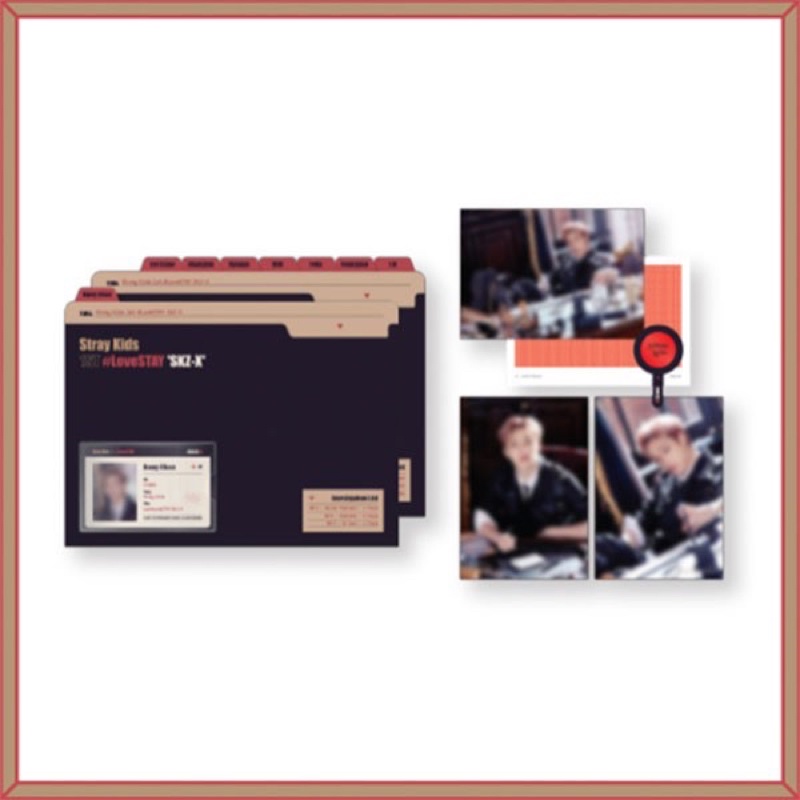 STRAY KIDS - [HYUNJIN] Postcard & ID Card File Set [1st #LoveSTAY SKZ-X]