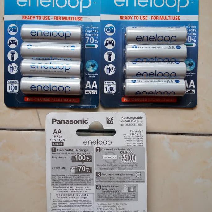Batre Baterai Panasonic Eneloop Rechargeable 2000 Mah Aa
