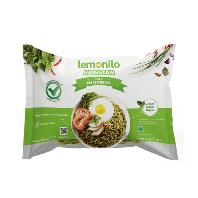 Lemonilo Mie Instan Sehat Alami (Goreng / Kuah) | Shopee Indonesia