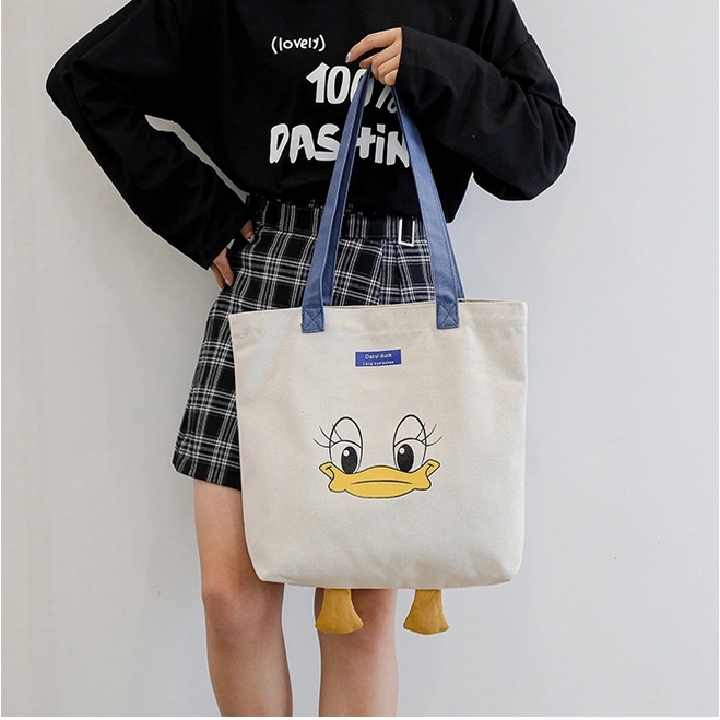 FINOM DANICA - Tote Bag Wanita Dazui Duck Korean Style