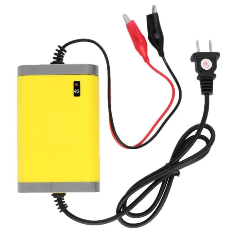 JAVASHOP Charger Aki Mobil Motor Lead Acid 12V 2A Charger Portable