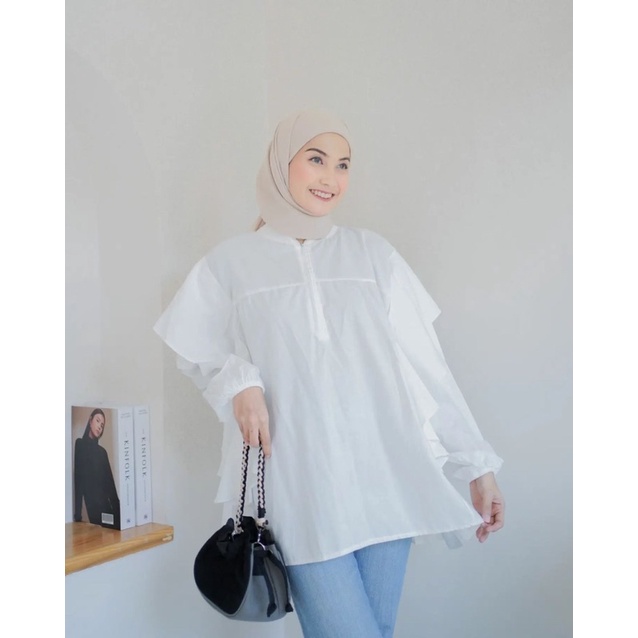 (RPA) BLOUSE REFANA KEMEJA ATASAN WANITA SHIRT RAYON