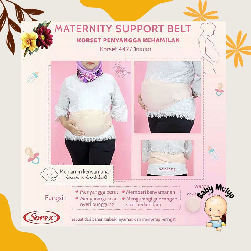 SOREX korset penyangga kehanilan/korset hamil 4427/maternity support belt