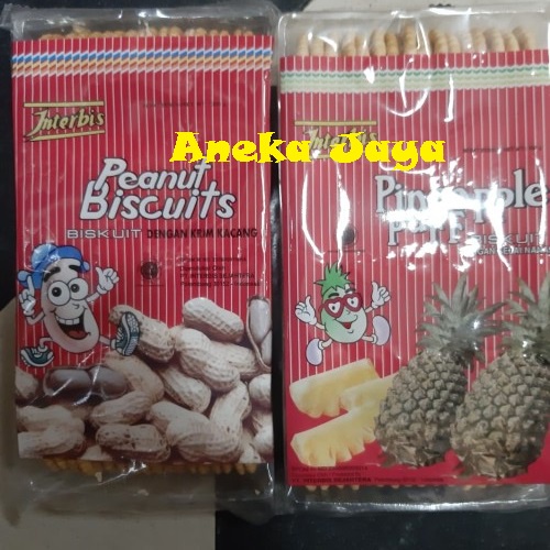 Jual Interbis Biskuit Kacang And Nanas 300g Shopee Indonesia 9899