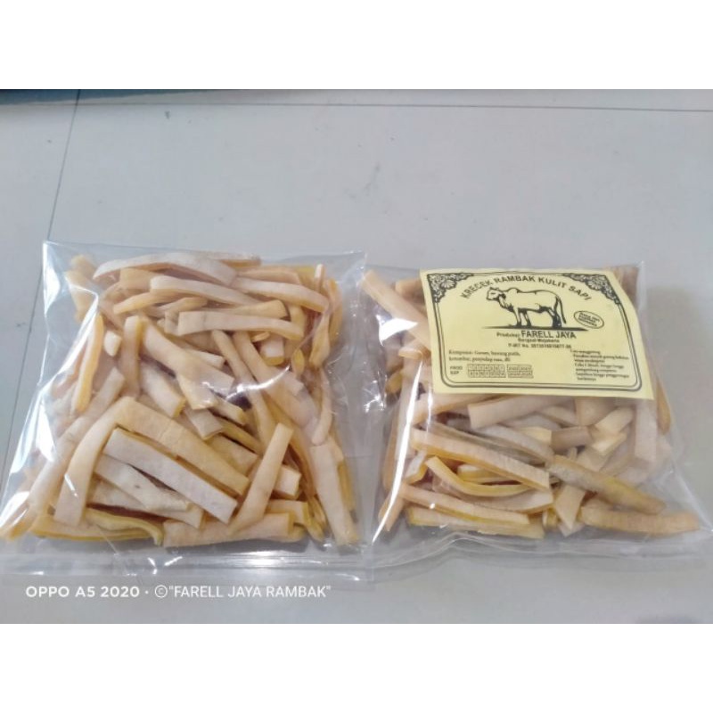 

krecek rambak kulit sapi stik super 250 gram