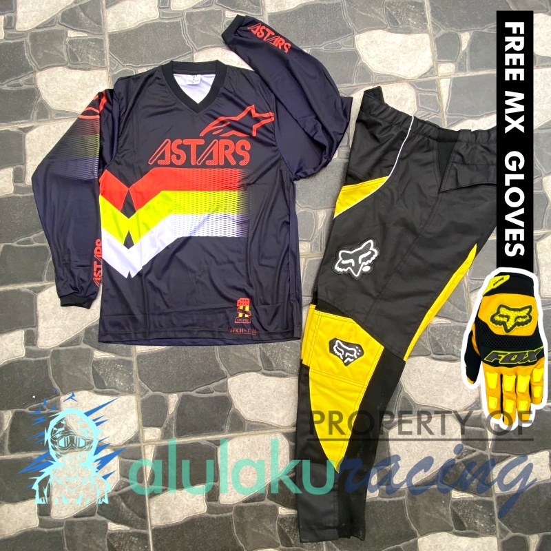 Jersey &amp; Celana MX Trail Motocross - Paket Bundling ASCT0315-F47