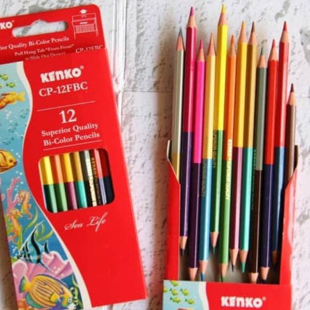 

Pensil Warna Kenko Bicolors 12 Warna Sea Life